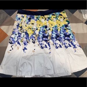 Watercolor Printed Flower Skirt💐